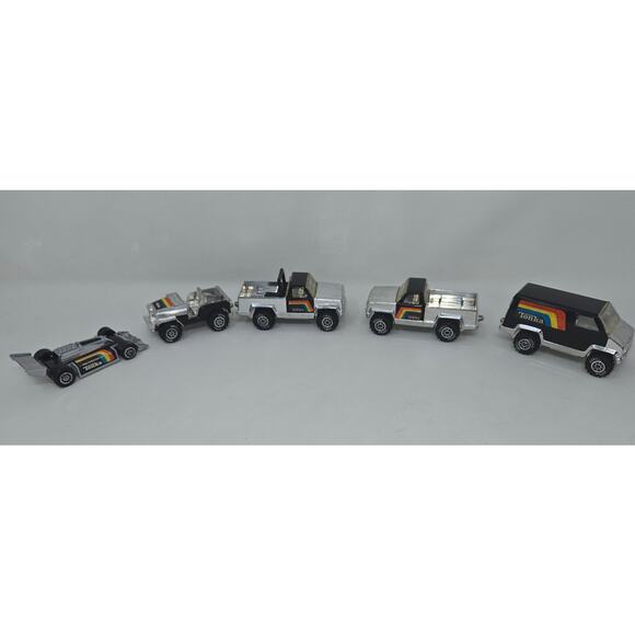 Tonka Classic 5 Pressed Steel Rainbow Chrome 1979 4 x 4 Truck Jeep Van Race Car - Picture 1 of 16